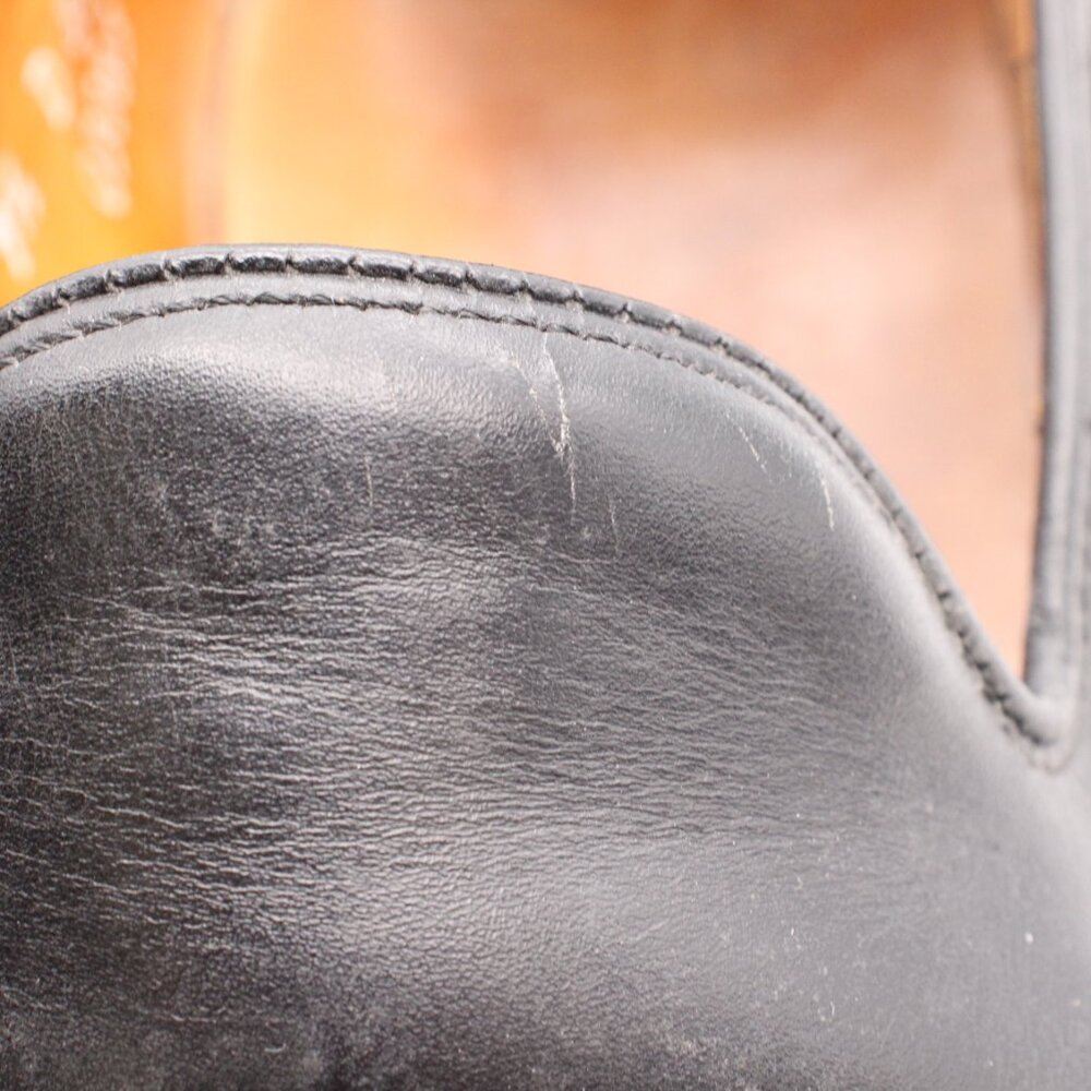 Allen Edmonds Grayson Dress Shoes Mens 9.5 D Black Loafers Slip-On Tassels - Picture 11 of 11